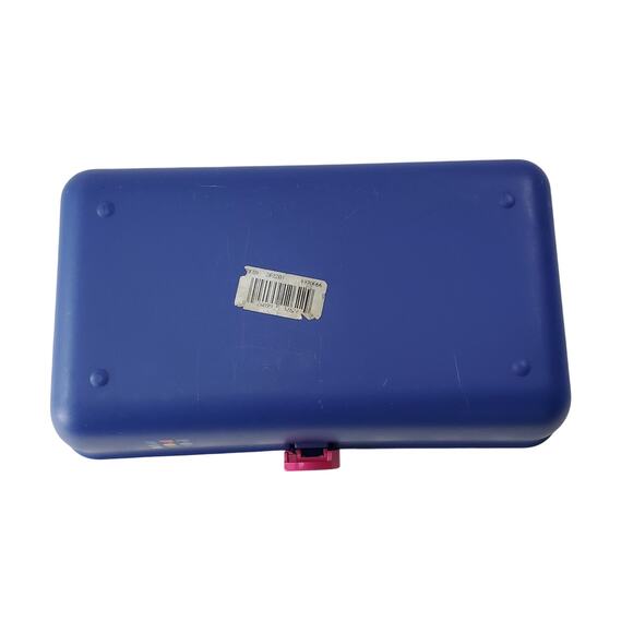 Vintage 1990 Caboodles 3 Tier Makeup Carrier By Plano Blue/Gray/Pink Made USA - Picture 5 of 12